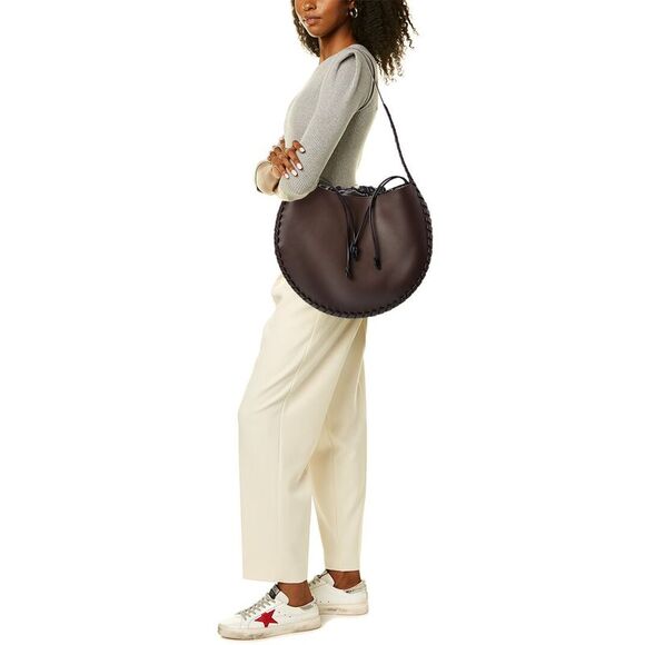 Chloe Mate Large Leather Hobo Bag, Brown - Picture 4 of 4